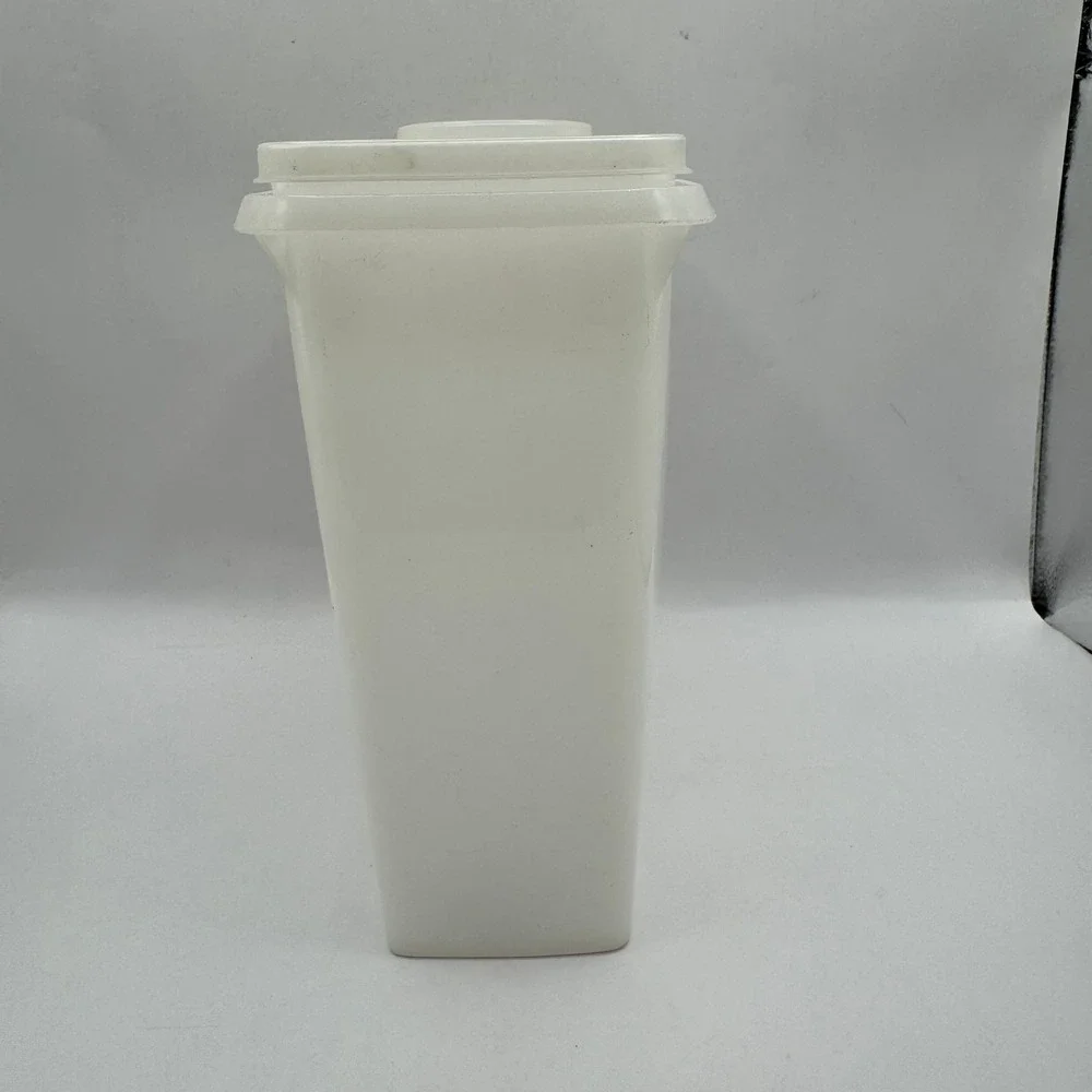 Tupperware Modular Mates Storage Containers Set‎ 2 Sheer White Pour Spout Lids